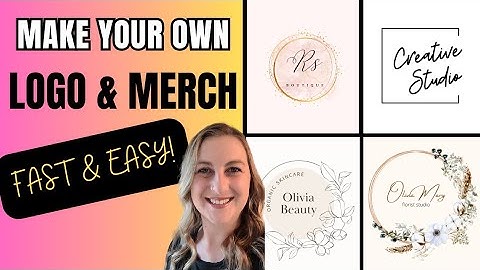How to Make Your Own LOGO and MERCH with CANVA and CRICUT Print Then Cut