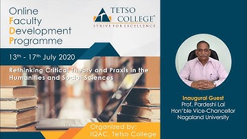 Faculty Development Programme | Inaugural Session