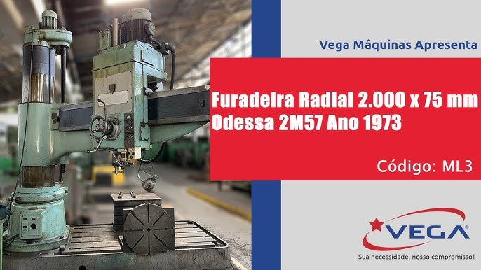 Taladro Radial - Máquina de perforación 80 mm - Aeromaquinados