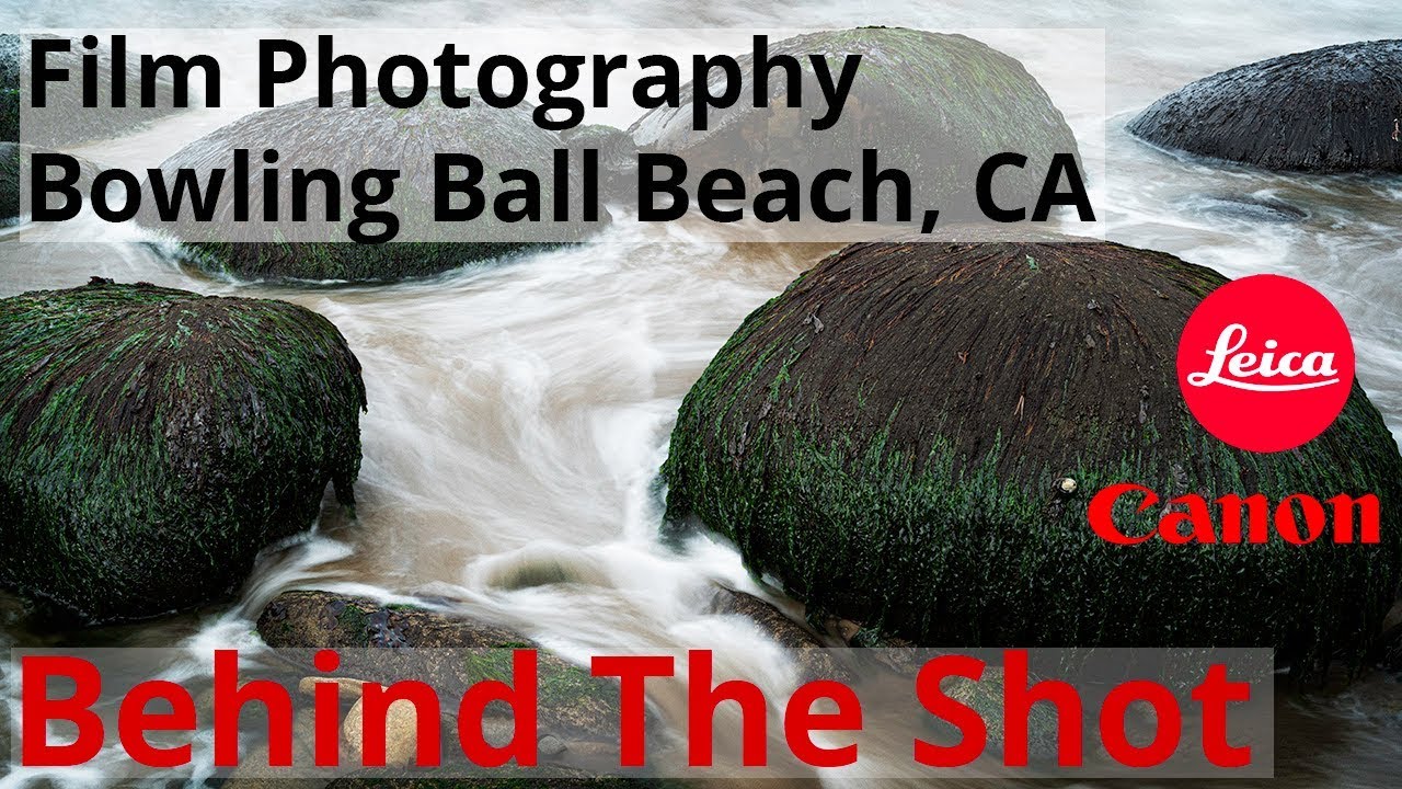 Film and Digital Photography at Bowling Ball Beach, CA
