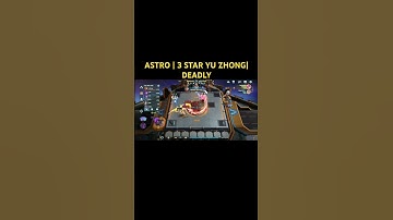 3 STAR YU ZHONG | ASTRO | MAGIC CHESS GO GO #mcgg #magicchess #ez #win