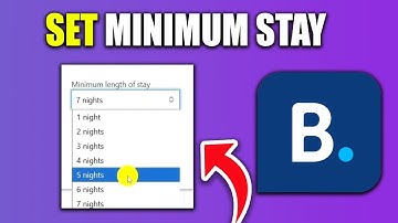 How To Set Minimum Stay On Booking.Com On Extranet