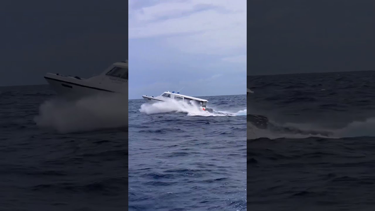 CAN'T PLAY WITH US #maldives #speedboat #maldivian #yamaha #boating
