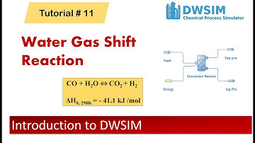 Water Gas Shift Reaction in Conversion Reactor | DWSIM