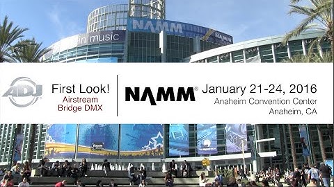 ADJ Airstream DMX Bridge "First Look" at NAMM 2016