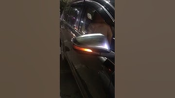 Innova Crysta Fortuner side mirror indicators