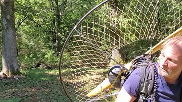 Paramotor prop repair completion and testing
