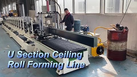 U Section Ceiling Roll Forming Machine | Profiling Line | Formetal Technology