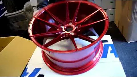 Unboxing Jante Japan Racing JR21 Candy Red 20x8,5j + 20x11j