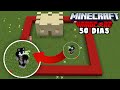 PASÉ 50 DIAS DENTRO DE UN CHUNK EN MINECRAFT HARDCORE