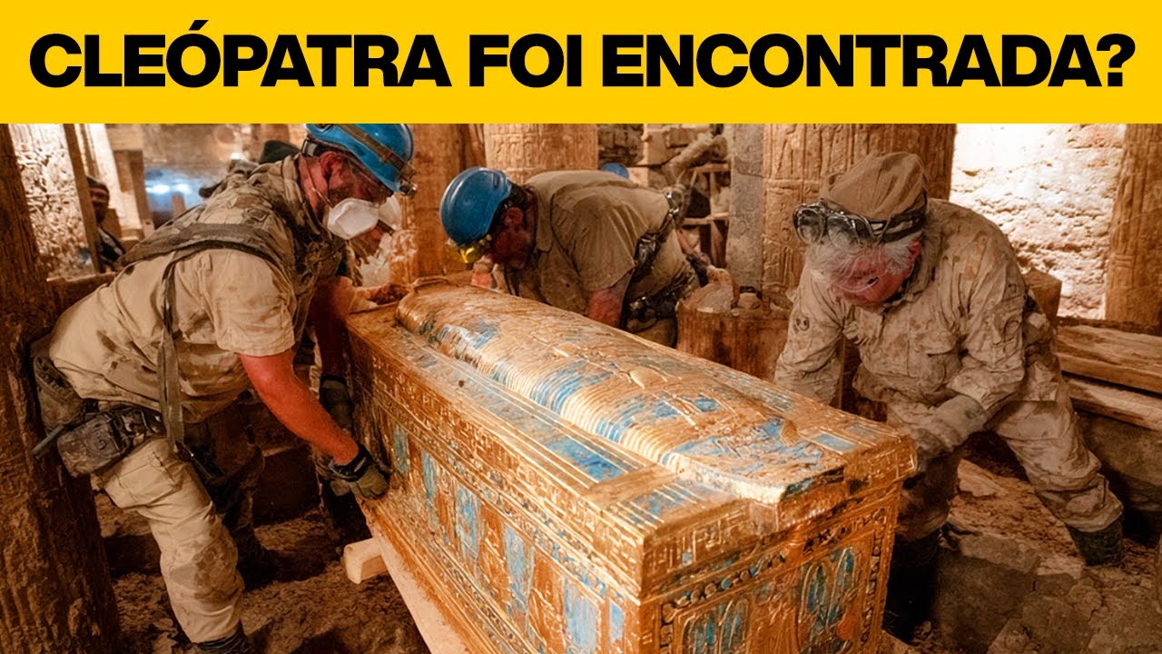 Cientistas finalmente abriram o Túmulo Perdido de Cleópatra — O que encontraram chocou o mundo!