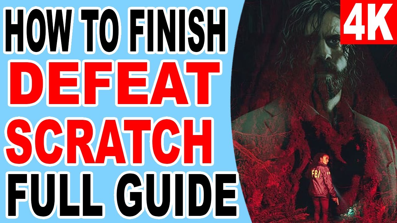 How to Defeat Scratch Boss - Alan Wake 2 2023 PS5 Console - YouTube