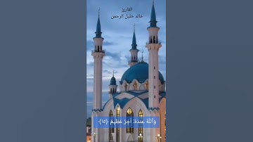 تلاوات مختارة للقارئ خالد خليل الرحمن - سورة التغابن