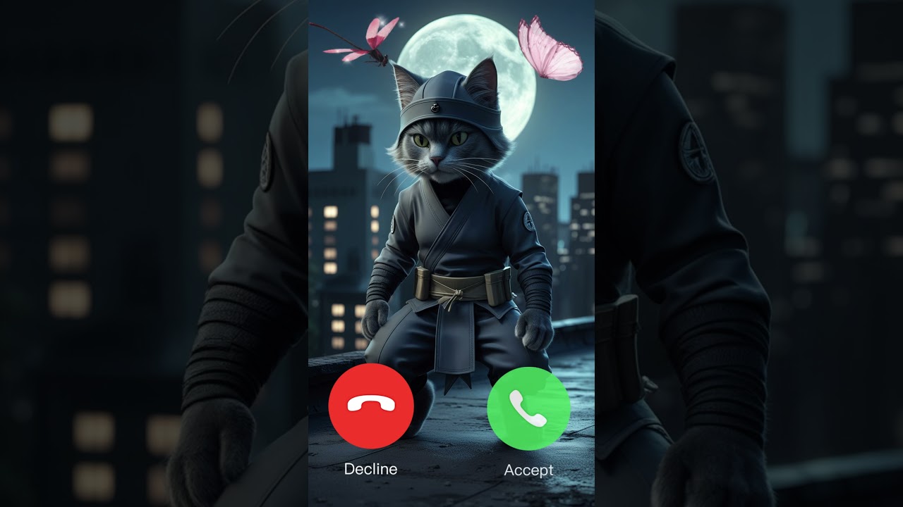 Ninja Cat Calling - Meow Ring Tone  