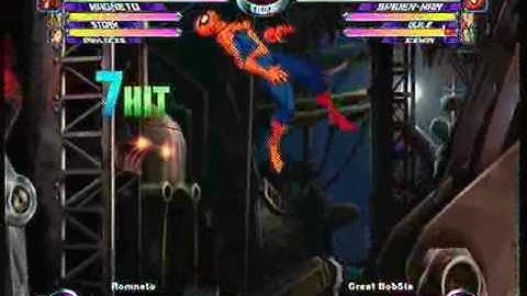 MvC2 Online (360): Brett (MSP) vs Great Bobsta (Spid/Guile/Ice) 1 .:1.21.10:.