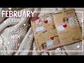 February 2026 Plan with Me // Valentines Day Theme // A5 Kraft Paper Journal