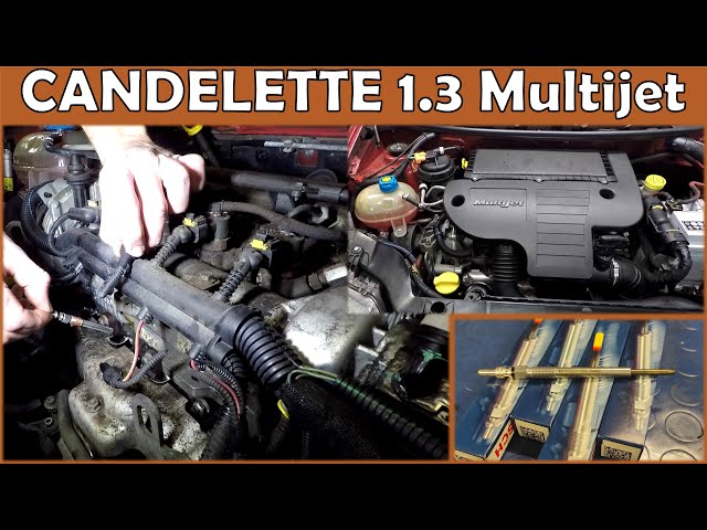 Sostituzione CANDELETTE BRUCIATE al 1.3 Multijet - Fiat, Lancia, Opel,  Ford, ... - YouTube