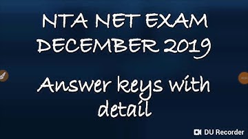 NTA Net December 2019 Punjabi Exam discuss detail with Answer keys