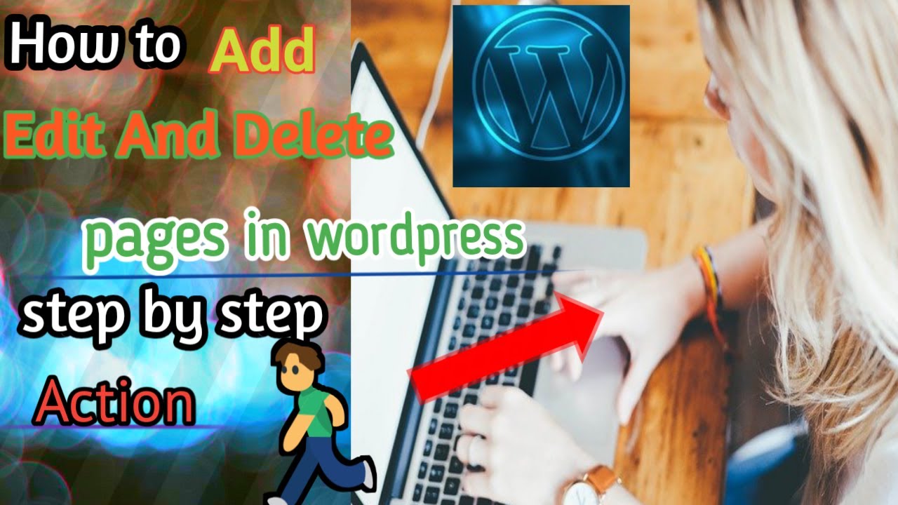 How to Add Edit and Delete pages in wordpress website step by step ...