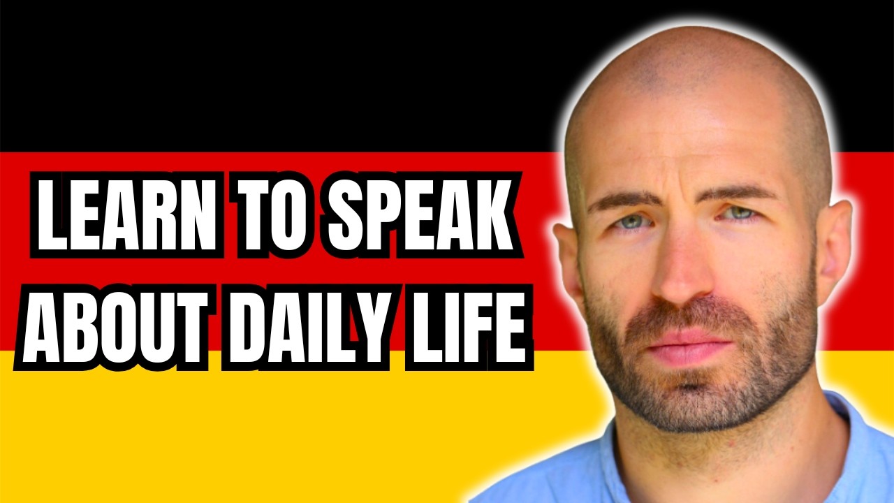 Learning to speak about everyday things in German - YouTube