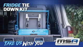 Fridge Tie Down Kit - Out of Mind, Not Out of Sight by MSA4x4 Accessories 1,904 views 1 year ago 2 minutes, 8 seconds