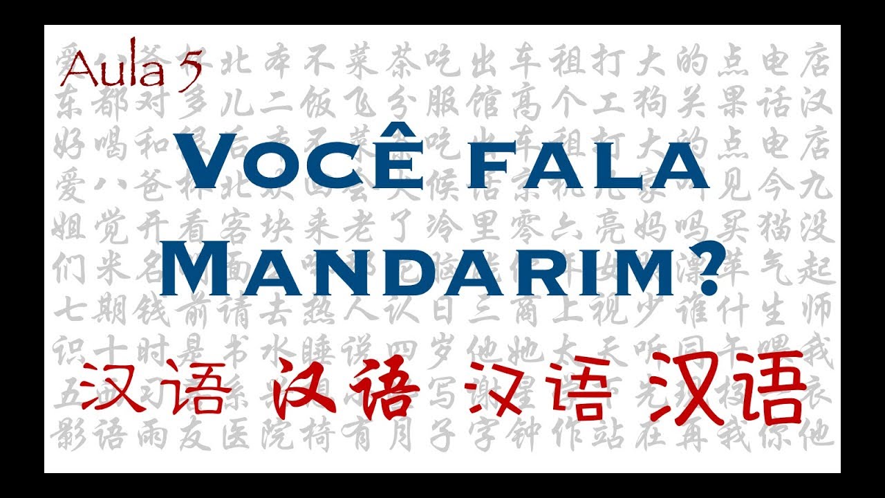 Aula 5 - Negando Verbos | Curso sintético de chinês mandarim