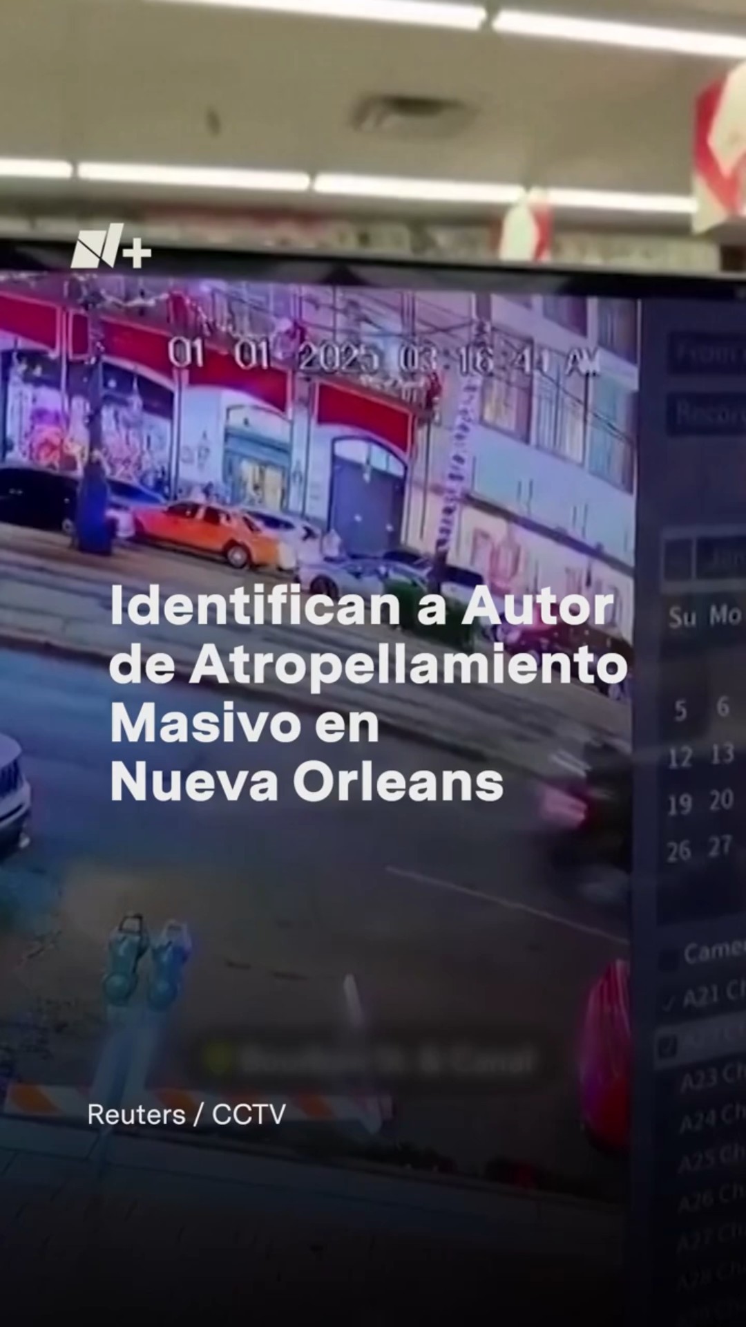 Identifican a autor de atropellamiento masivo en Nueva Orleans #nmas #eua #shorts