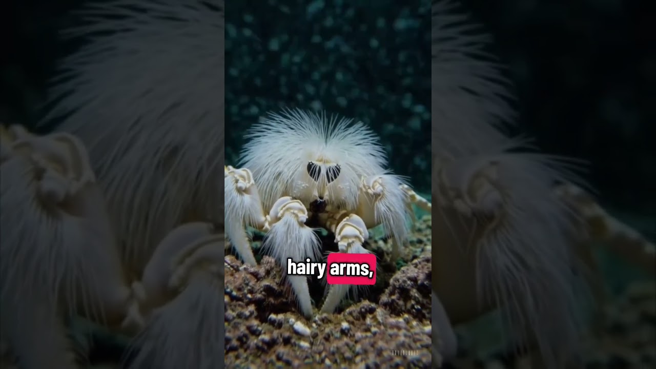 “The Hairy-Armed Crab That Farms Its Own Food! 🦀❄️ | Yeti Crab Explained 