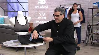 New Balance & Isaac Mizrahi Racerback Bra On Qvc