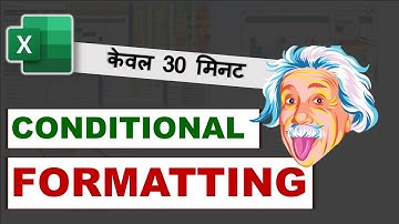 Conditional Formatting in Excel | Complete tutorial  | hindi @Karandadya1