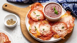 Keto Pizza Chips [Super Easy 2-Ingredient Snack] by RuledMe 53,408 views 3 months ago 2 minutes, 18 seconds