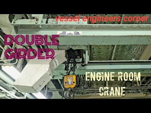 How to perform a load test of a double girder engine room crane.