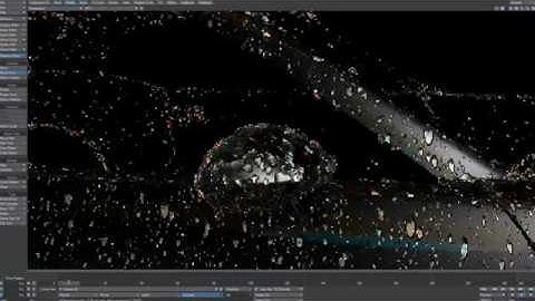 Lightwave 3D HV Particle RnD | Rain Drops