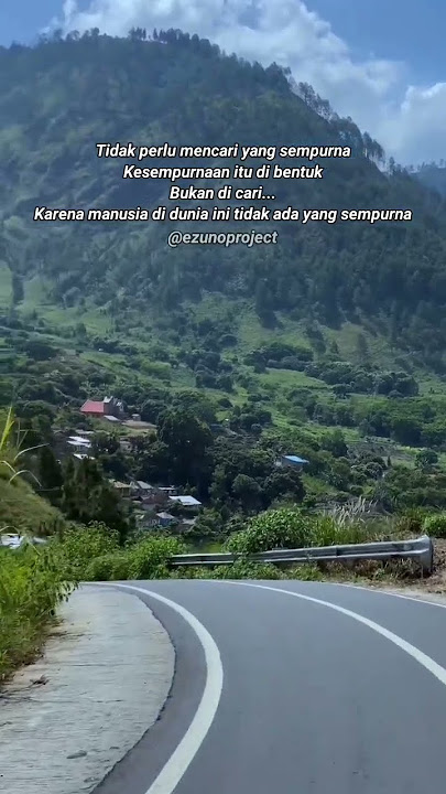 Kesempurnaan itu di bentuk,bukan di cari‼️#short