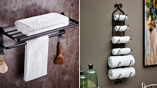 XUANXIN Rak Gantungan Handuk Kamar Mandi Bathroom Towel Holder Hook - TKLJ002 - Black
