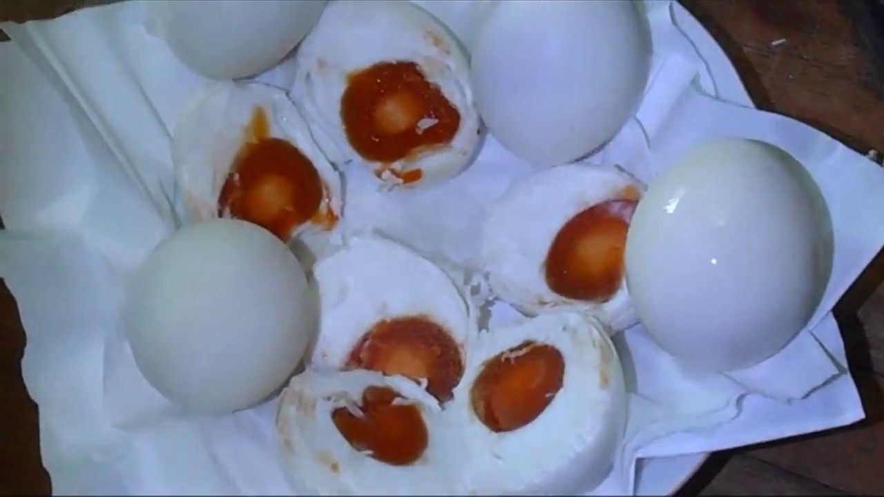  Proses  lengkap pembuatan  telur  asin  dengan batu bata 
