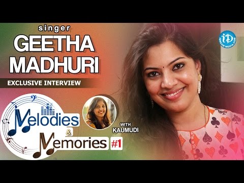 Singer Geetha Madhuri Exclusive Interview || Melodies & Memories #1