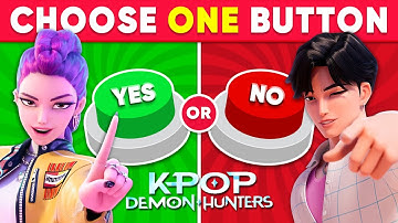 KPOP DEMON HUNTERS 🟢 JA of NEE 🔴 Uitdaging 🤔 Kies één knop!