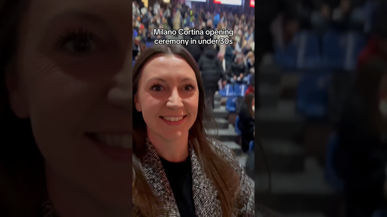 Winter Olympics opening ceremony in under 30s #olympics #milanocortina2026 #openingceremony #italy