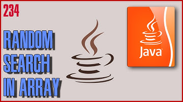 JAVA EXERCISES Random search in array