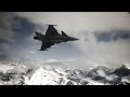 Gripen flight demonstration at Axalp