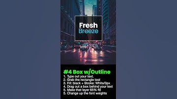 5 Ways to Design Text over an Image Like a Pro (Free PSD) #shorts