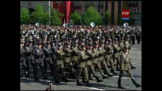 Войска союзников на Параде Победы 2010