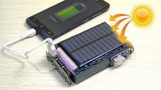 How to make a SOLAR POWER BANK charger for mobile