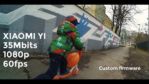 Hacked Xiaomi Yi with 35Mbits 1080p 60fps mod test /slow-motioned and stabilized/