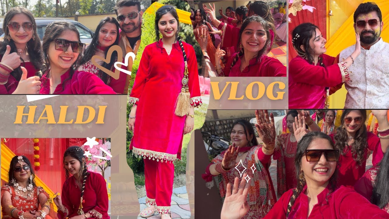 Haldi Ceremony Vlog 🌼 Shaadi Vibes You’ll Love | Pawni Chugh 