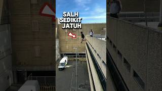 salah sedikit jatuh #videoshort #viral #terending #parkour