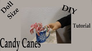 Doll Size Candy Cane Tutorial