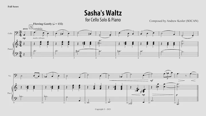 Sashas Waltz #cineguo - Solo Cello & Piano