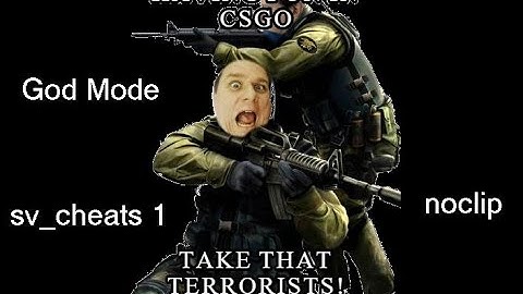 Counter Strike Source God mode sv_cheats 1 - noclip